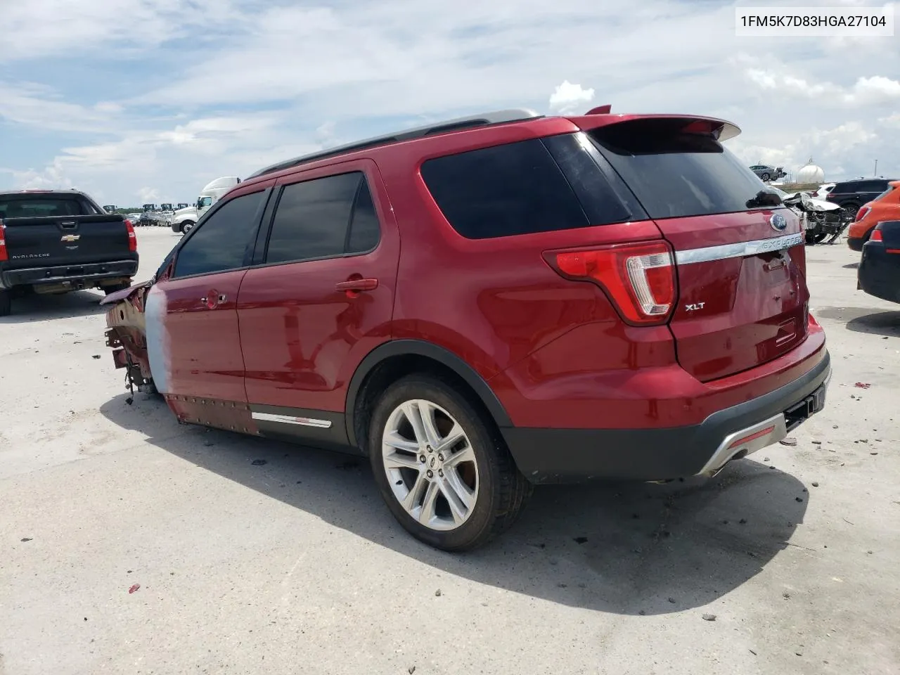 2017 Ford Explorer Xlt VIN: 1FM5K7D83HGA27104 Lot: 59999244