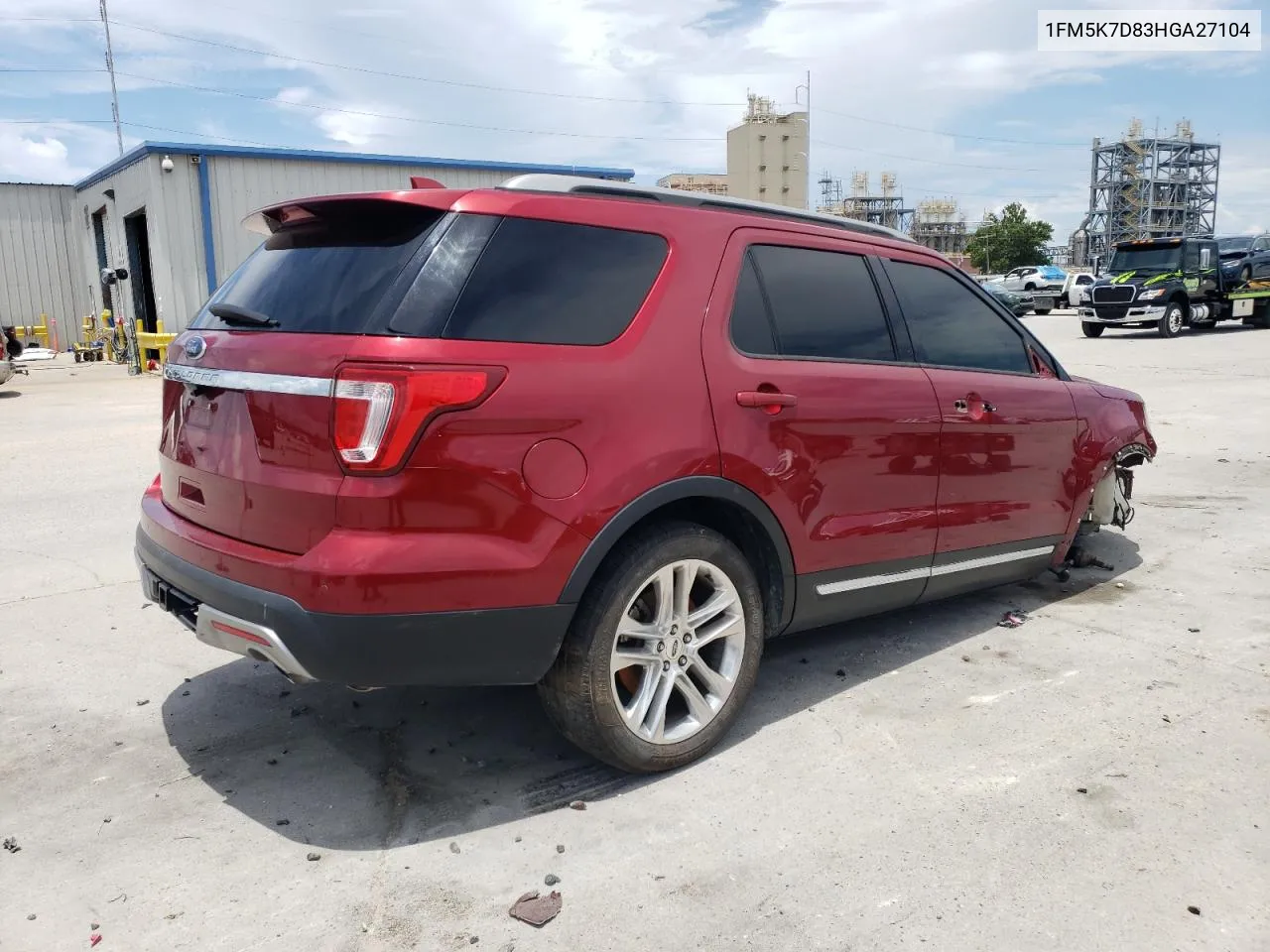 2017 Ford Explorer Xlt VIN: 1FM5K7D83HGA27104 Lot: 59999244