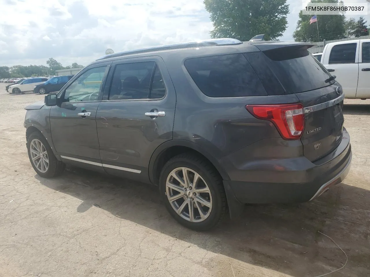 1FM5K8F86HGB70387 2017 Ford Explorer Limited