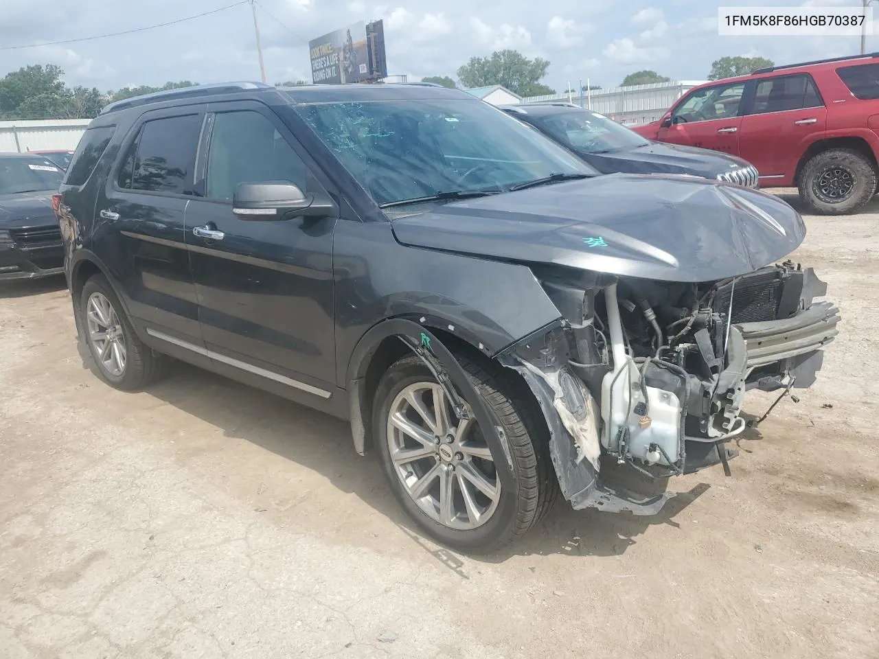 1FM5K8F86HGB70387 2017 Ford Explorer Limited