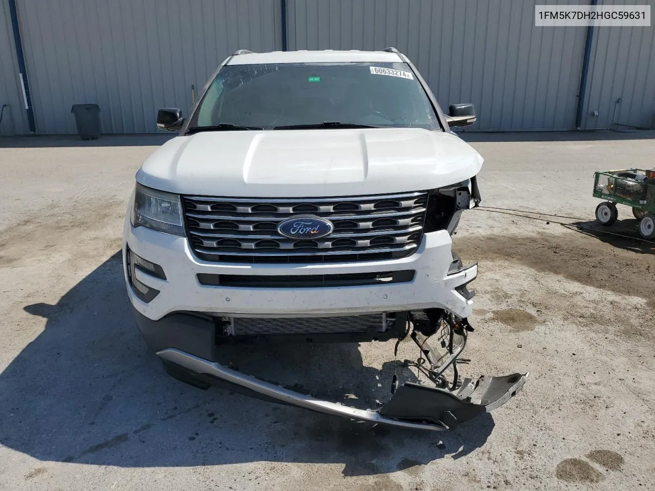 2017 Ford Explorer Xlt VIN: 1FM5K7DH2HGC59631 Lot: 60633274