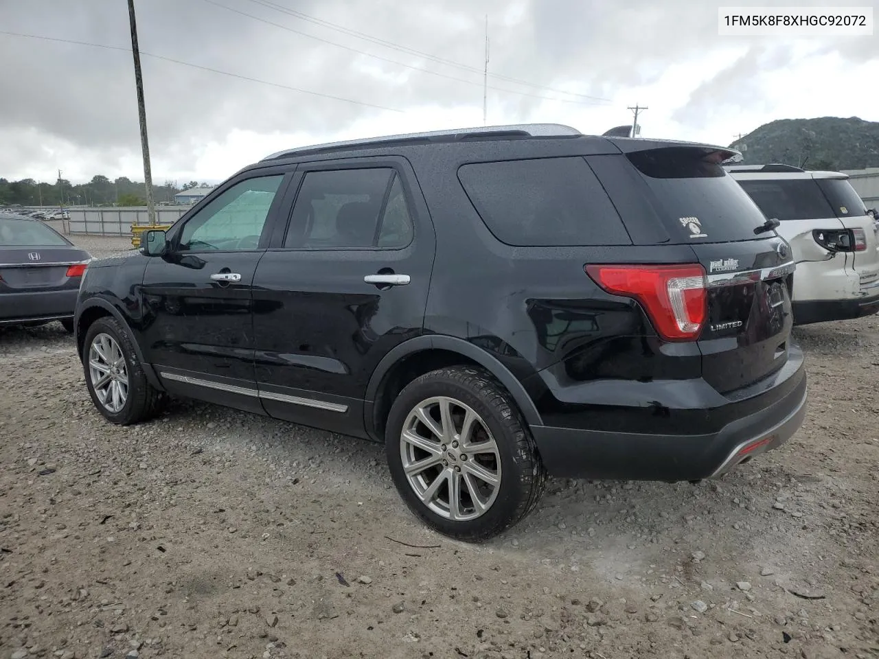 2017 Ford Explorer Limited VIN: 1FM5K8F8XHGC92072 Lot: 60919004