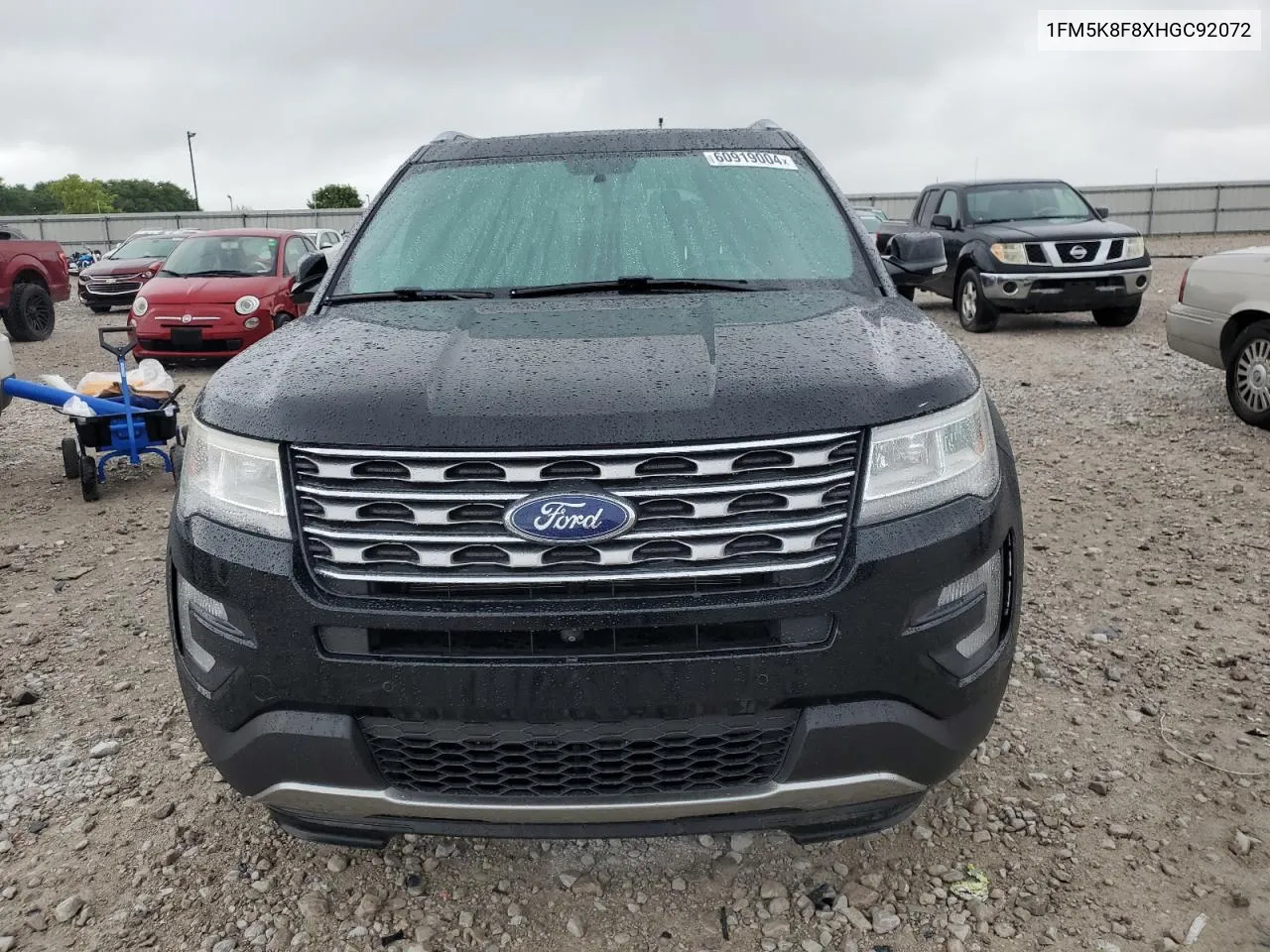 2017 Ford Explorer Limited VIN: 1FM5K8F8XHGC92072 Lot: 60919004