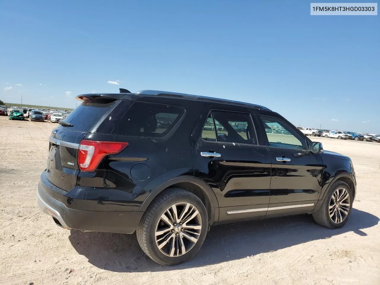 2017 Ford Explorer Platinum VIN: 1FM5K8HT3HGD03303 Lot: 61495354