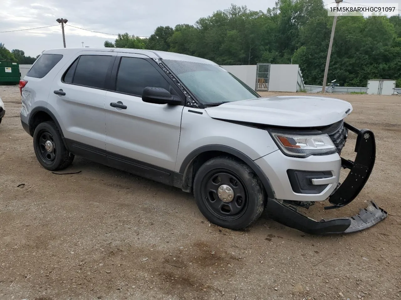 2017 Ford Explorer Police Interceptor VIN: 1FM5K8ARXHGC91097 Lot: 61678014