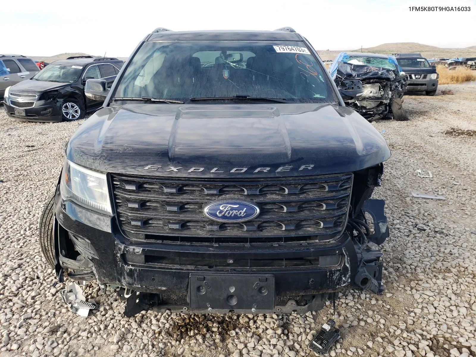 2017 Ford Explorer Sport VIN: 1FM5K8GT9HGA16033 Lot: 61697774