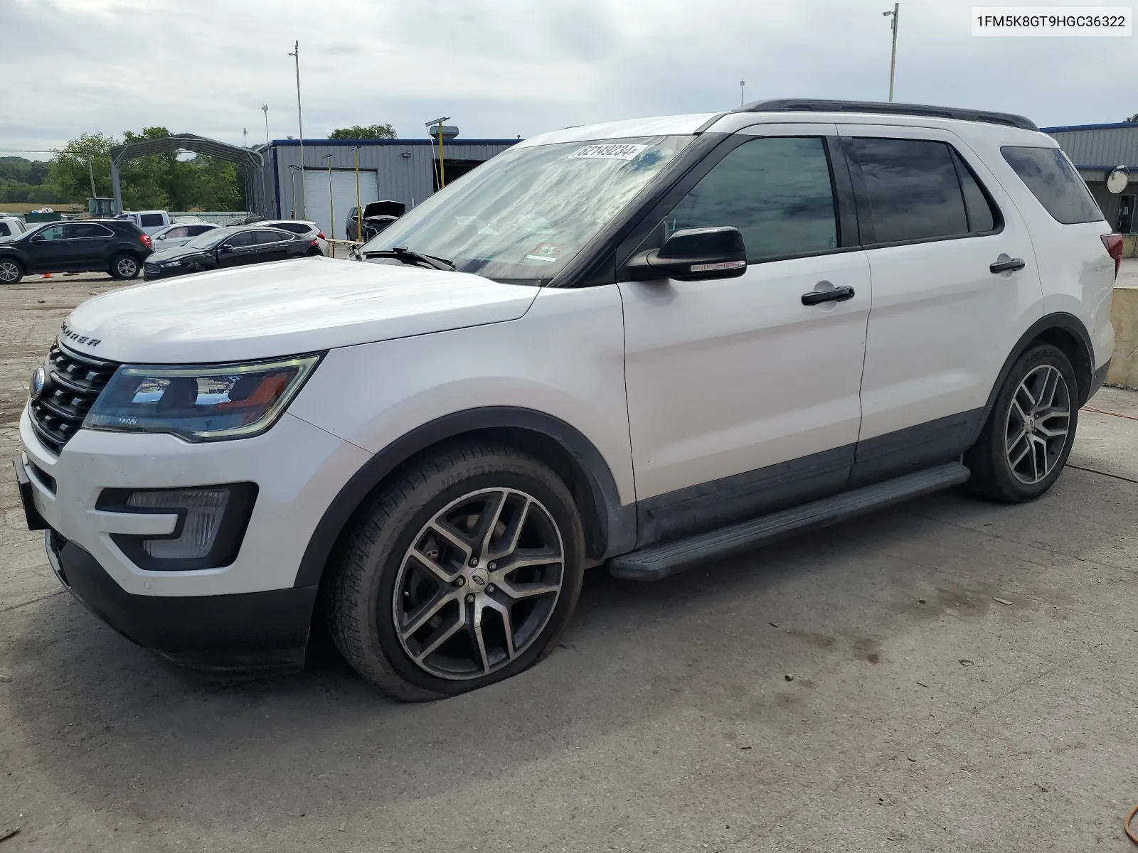 2017 Ford Explorer Sport VIN: 1FM5K8GT9HGC36322 Lot: 62149234