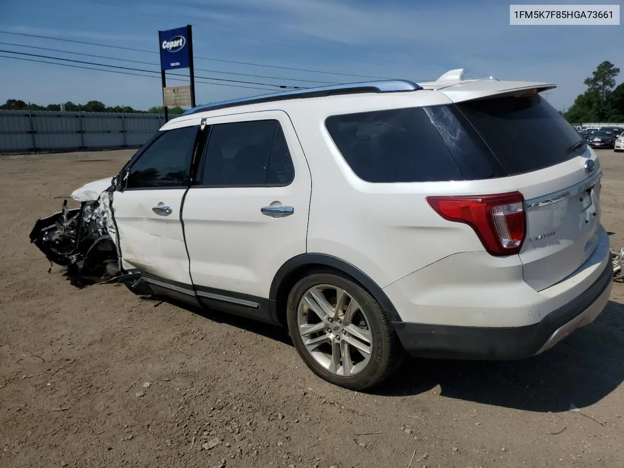 2017 Ford Explorer Limited VIN: 1FM5K7F85HGA73661 Lot: 62422834