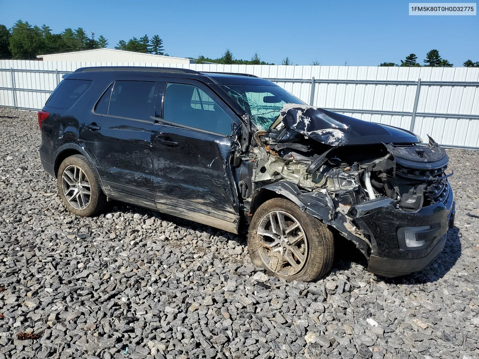 2017 Ford Explorer Sport VIN: 1FM5K8GT0HGD32775 Lot: 62685534