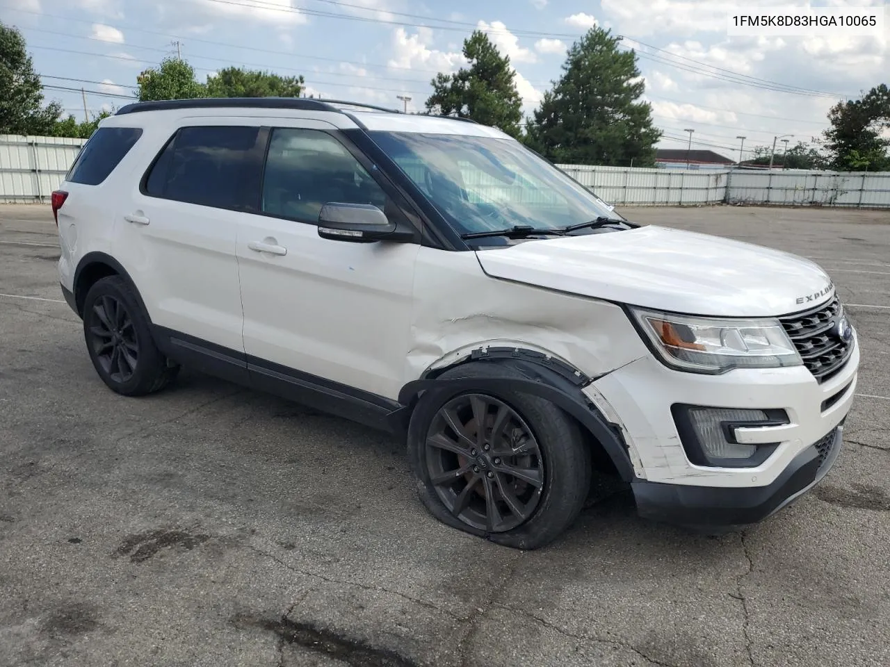 2017 Ford Explorer Xlt VIN: 1FM5K8D83HGA10065 Lot: 62930204