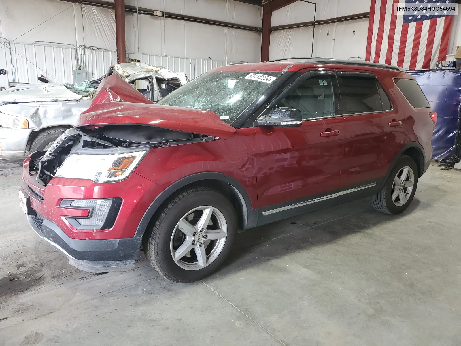 2017 Ford Explorer Xlt VIN: 1FM5K8D84HGC54694 Lot: 63115254