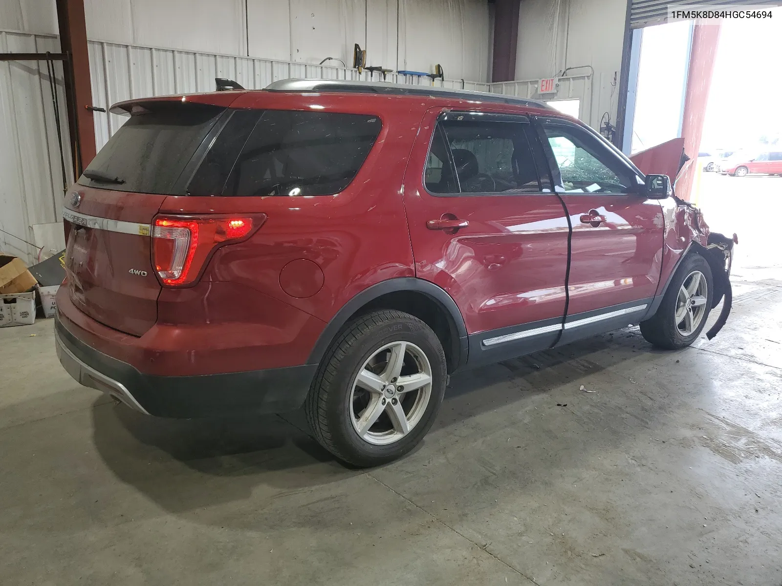 1FM5K8D84HGC54694 2017 Ford Explorer Xlt