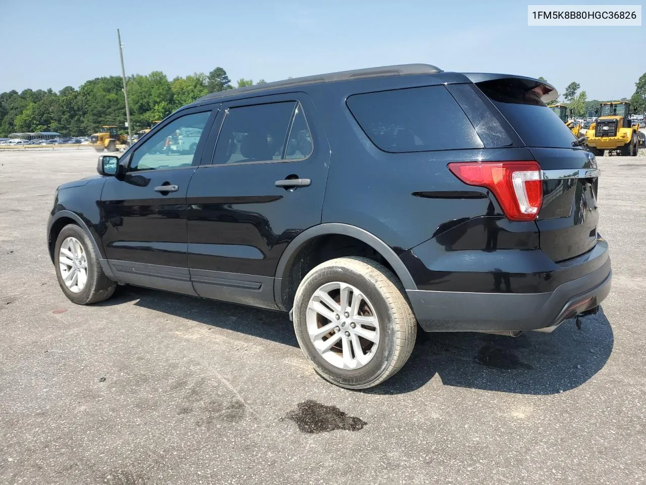 2017 Ford Explorer VIN: 1FM5K8B80HGC36826 Lot: 63126574