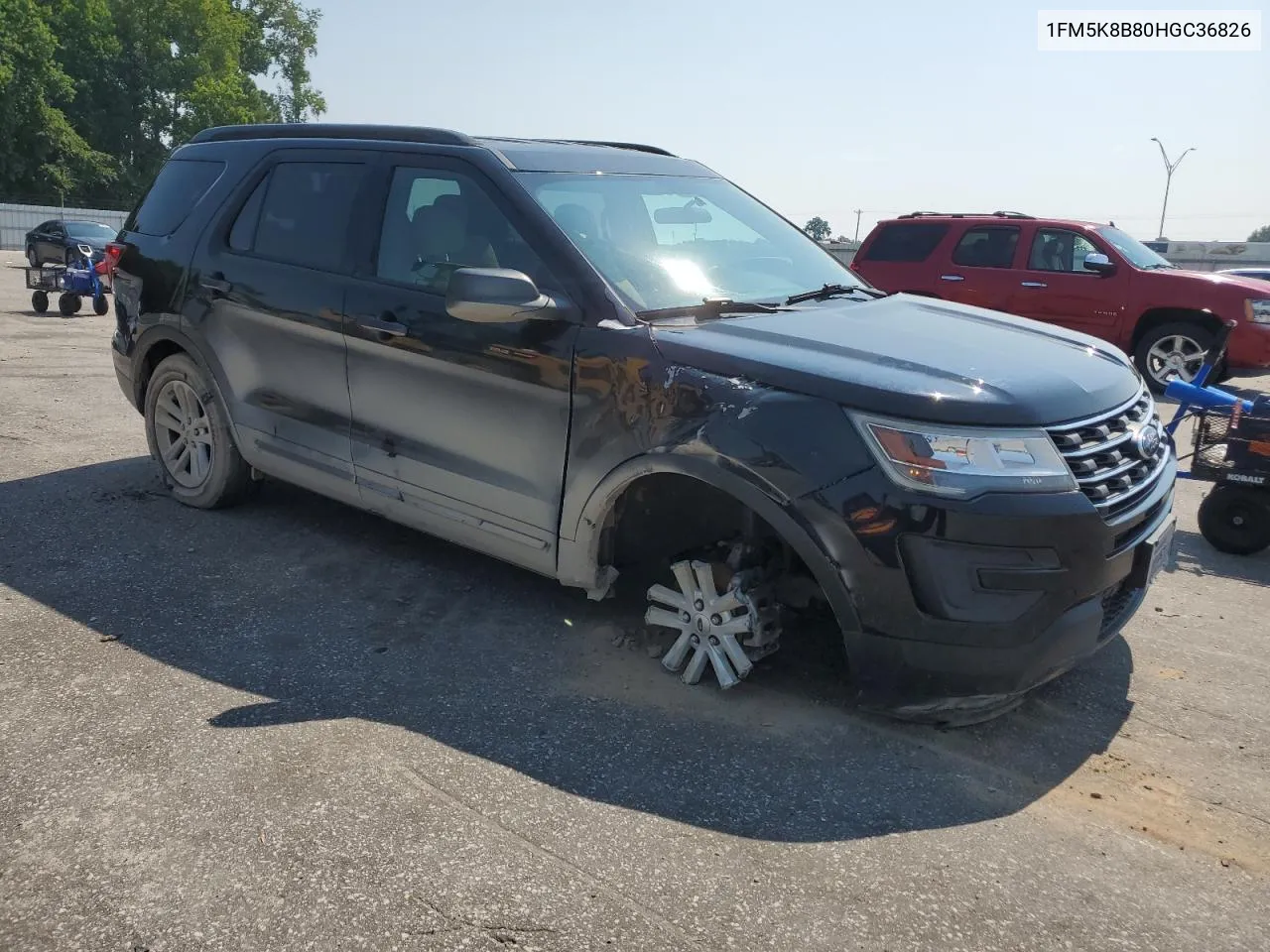 2017 Ford Explorer VIN: 1FM5K8B80HGC36826 Lot: 63126574