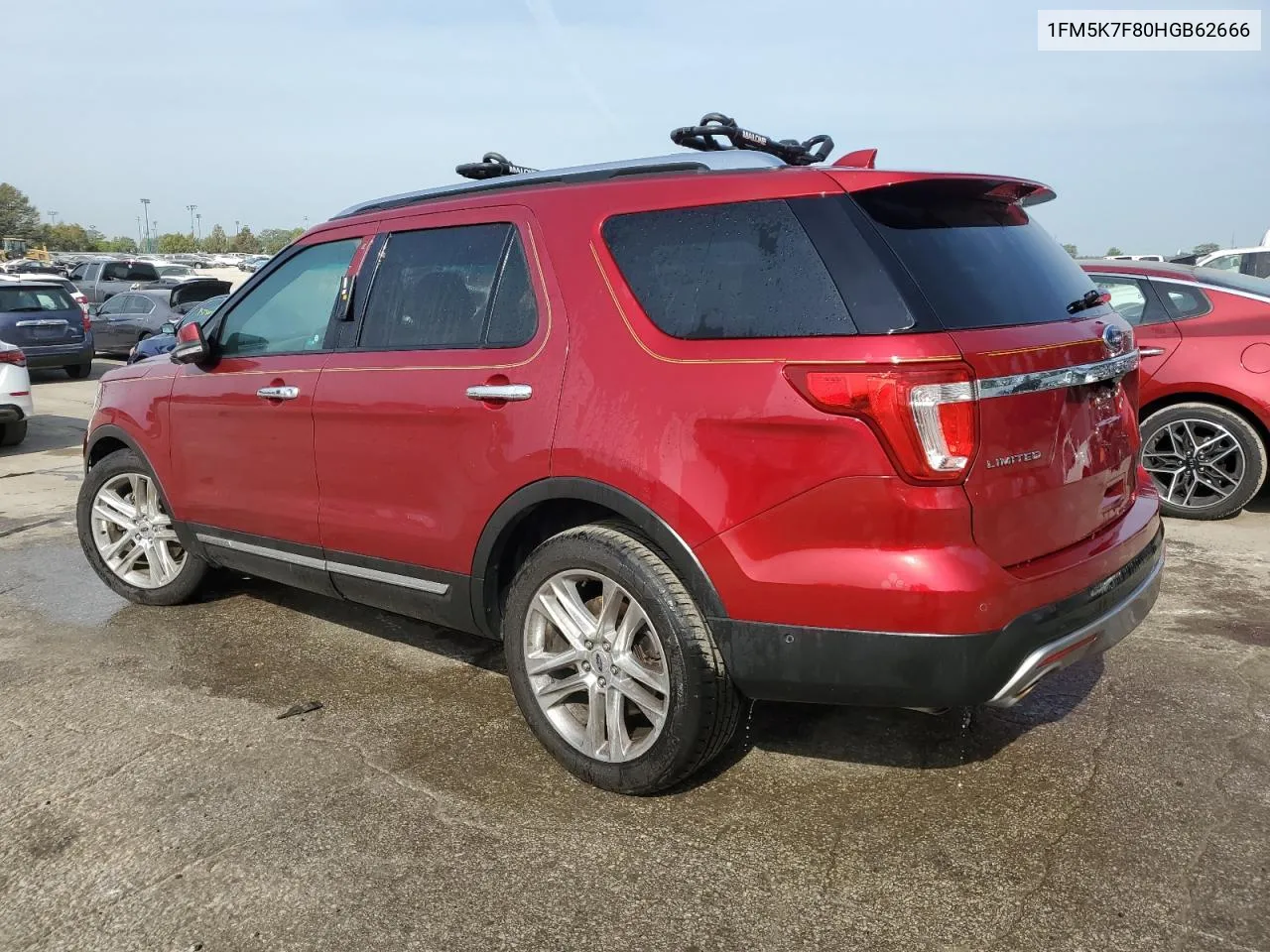 2017 Ford Explorer Limited VIN: 1FM5K7F80HGB62666 Lot: 63248484