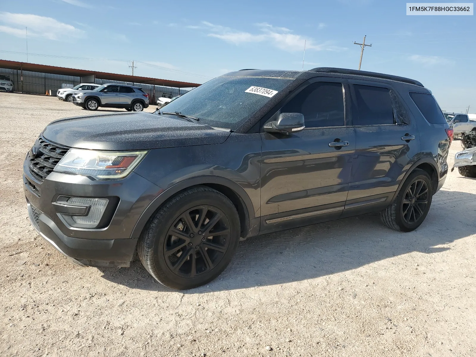 1FM5K7F88HGC33662 2017 Ford Explorer Limited