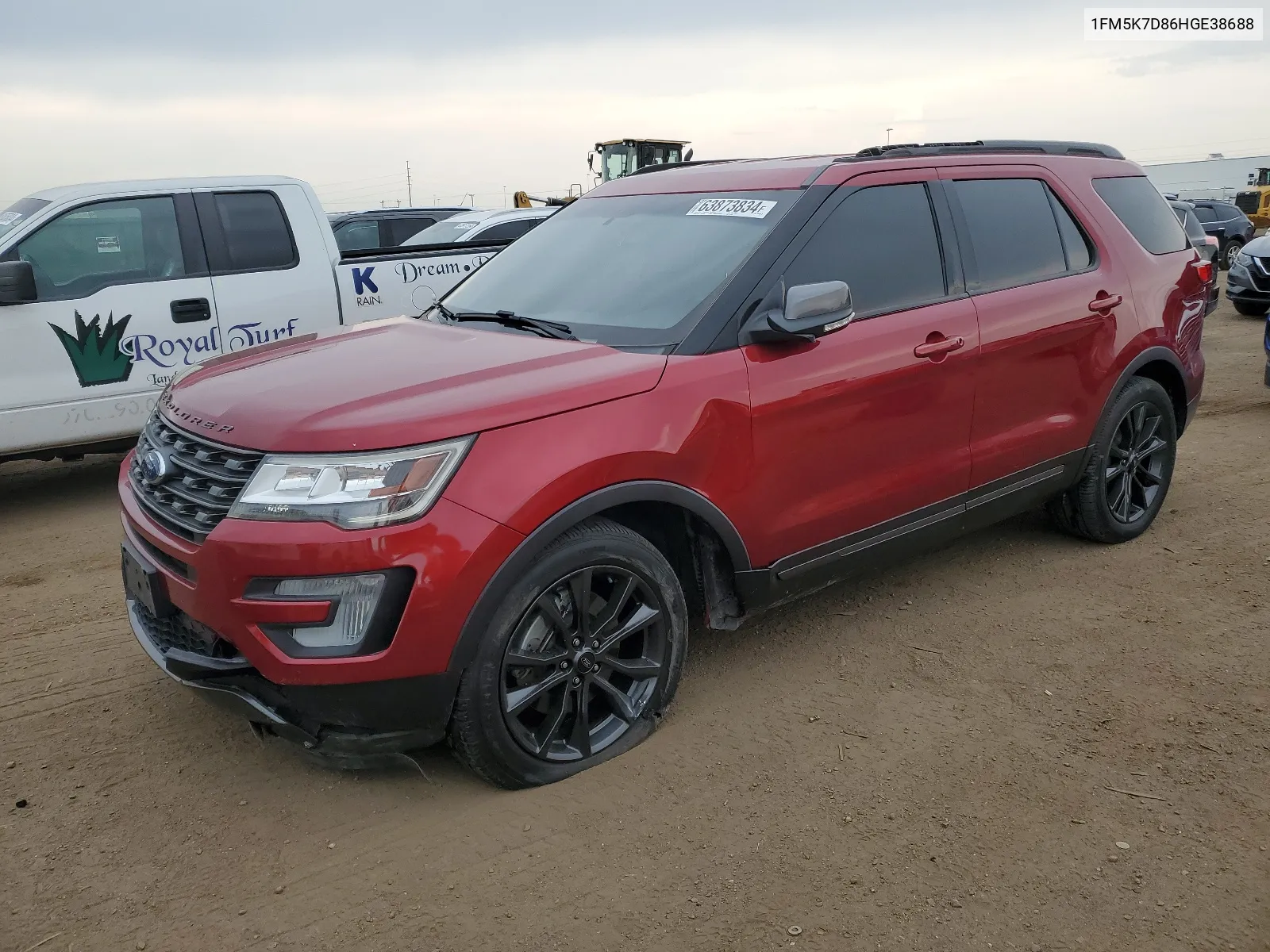 2017 Ford Explorer Xlt VIN: 1FM5K7D86HGE38688 Lot: 63873834