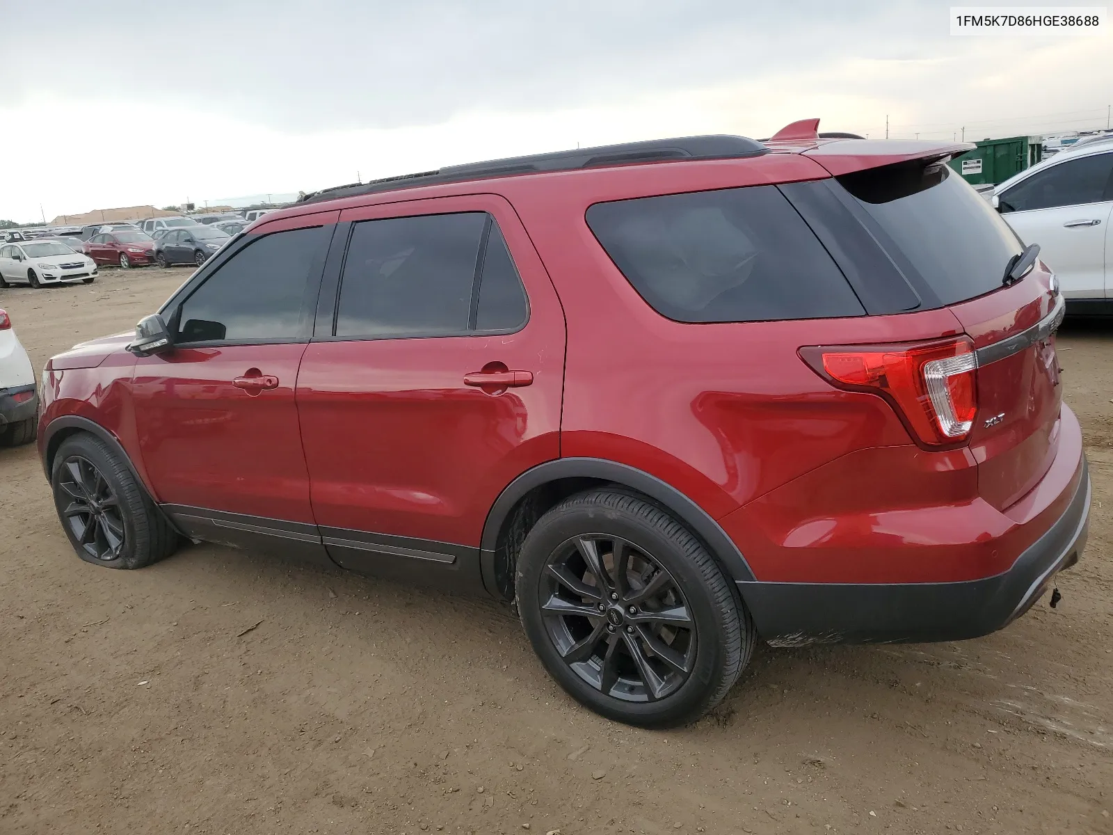 2017 Ford Explorer Xlt VIN: 1FM5K7D86HGE38688 Lot: 63873834