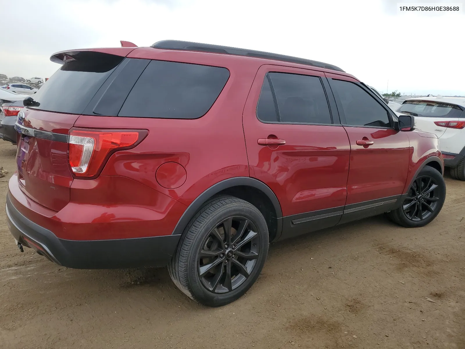 2017 Ford Explorer Xlt VIN: 1FM5K7D86HGE38688 Lot: 63873834