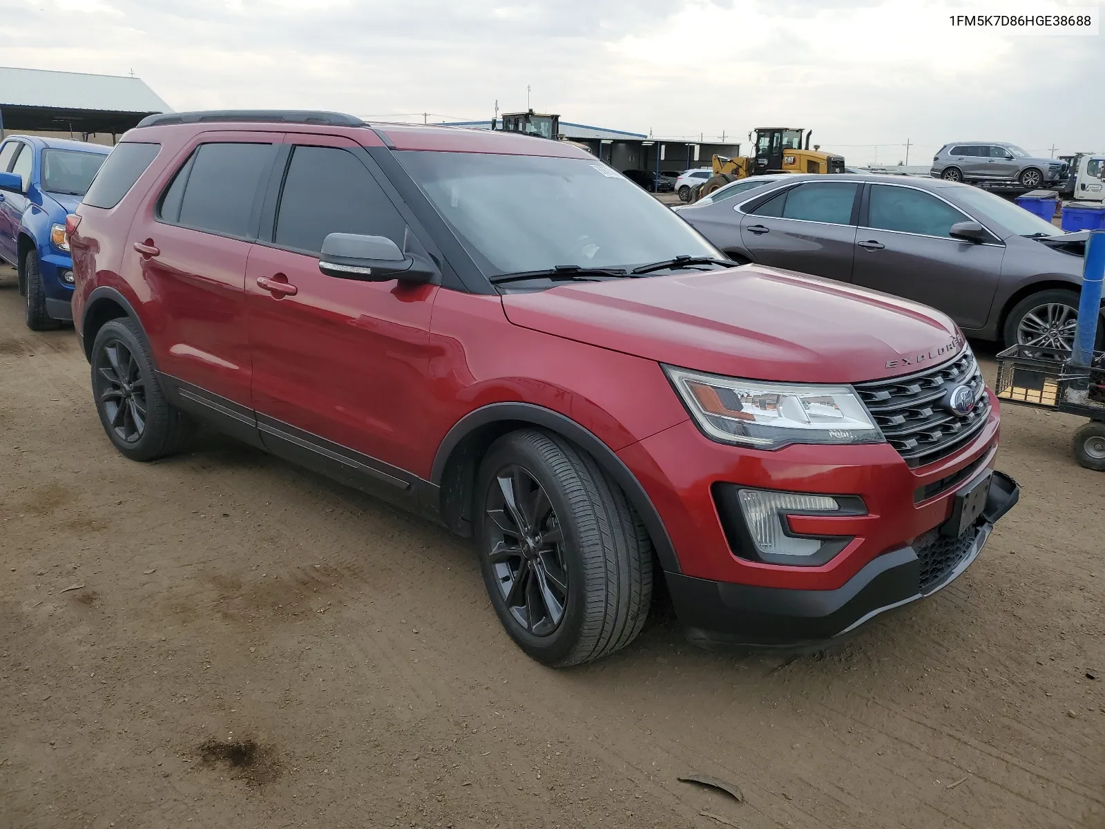 2017 Ford Explorer Xlt VIN: 1FM5K7D86HGE38688 Lot: 63873834