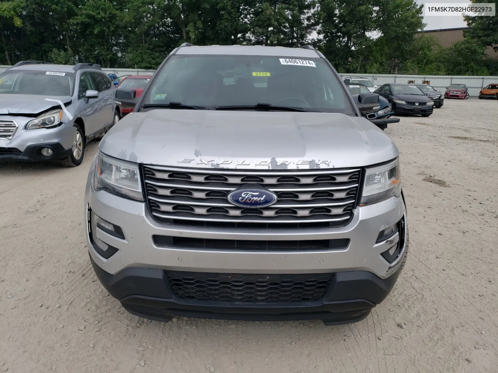 2017 Ford Explorer Xlt VIN: 1FM5K7D82HGE22973 Lot: 64061274