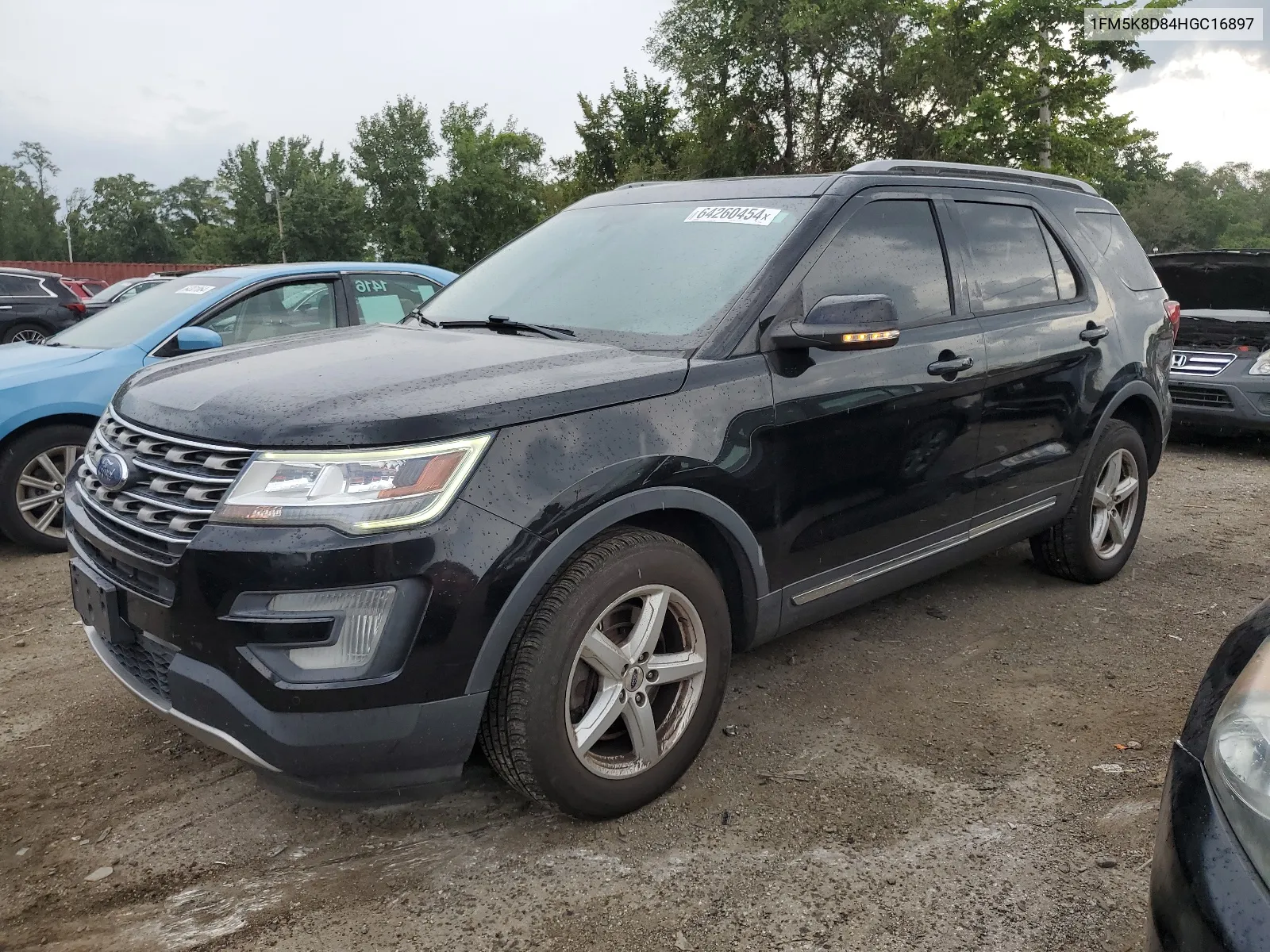 2017 Ford Explorer Xlt VIN: 1FM5K8D84HGC16897 Lot: 64260454