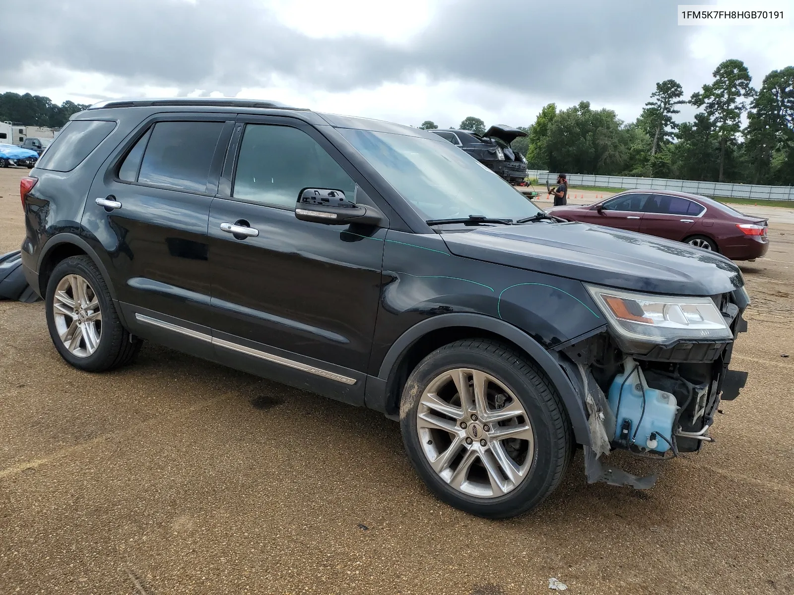 2017 Ford Explorer Limited VIN: 1FM5K7FH8HGB70191 Lot: 64415854