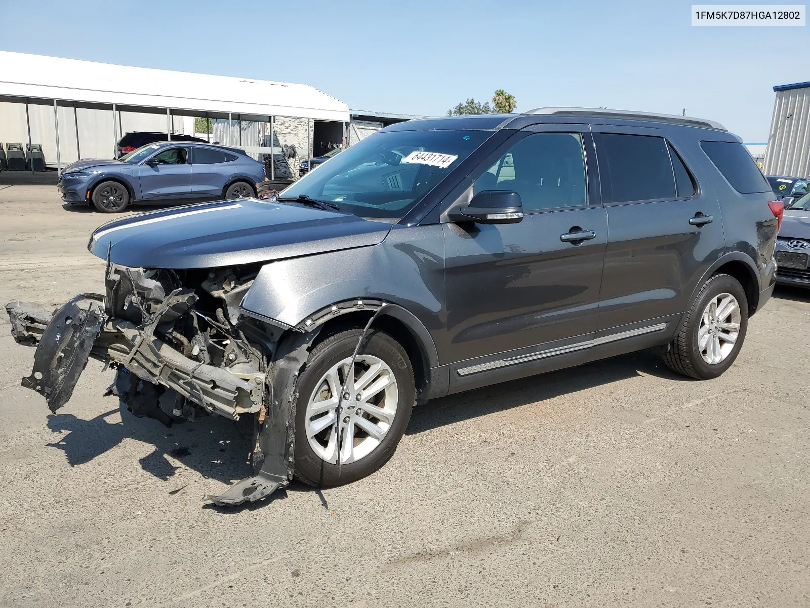 2017 Ford Explorer Xlt VIN: 1FM5K7D87HGA12802 Lot: 64431714