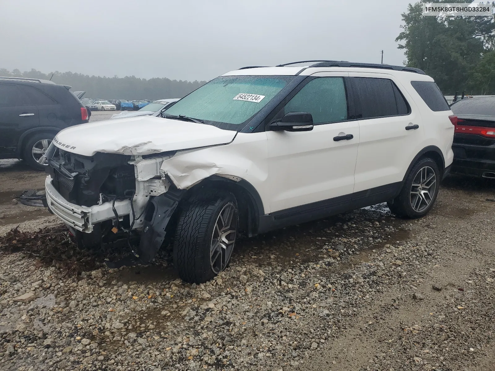 2017 Ford Explorer Sport VIN: 1FM5K8GT8HGD33284 Lot: 64522134