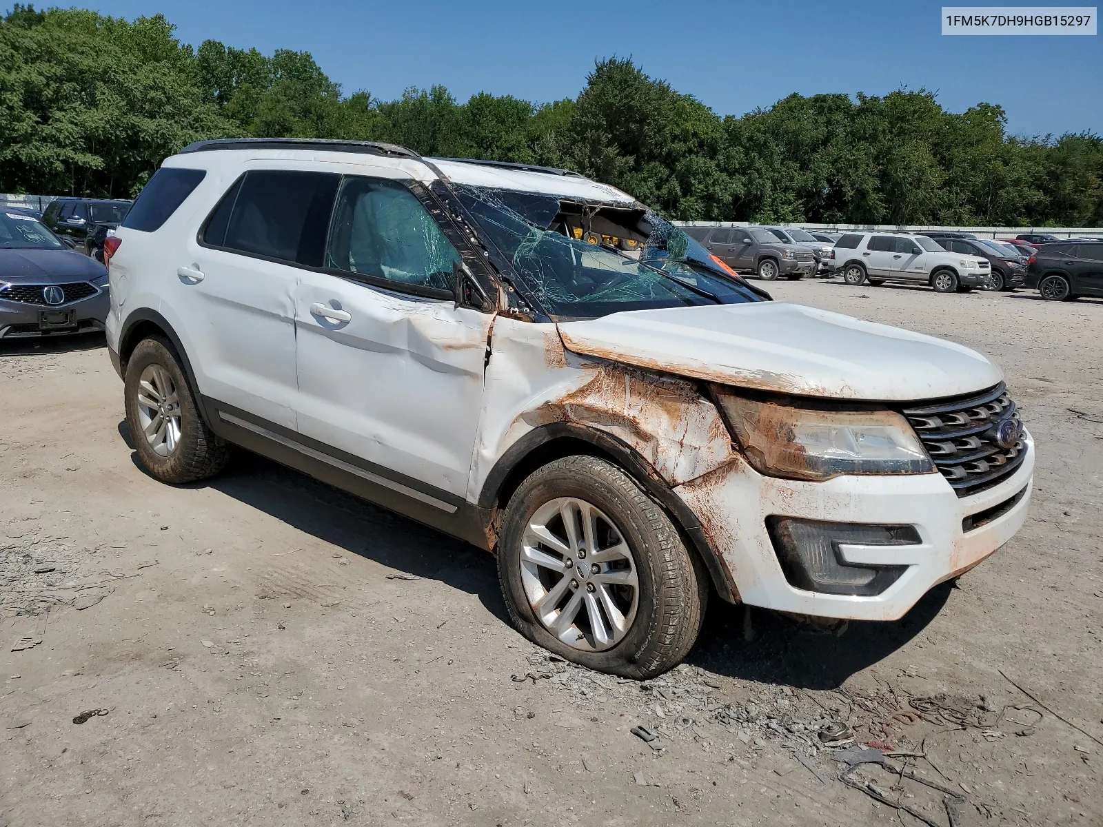 1FM5K7DH9HGB15297 2017 Ford Explorer Xlt