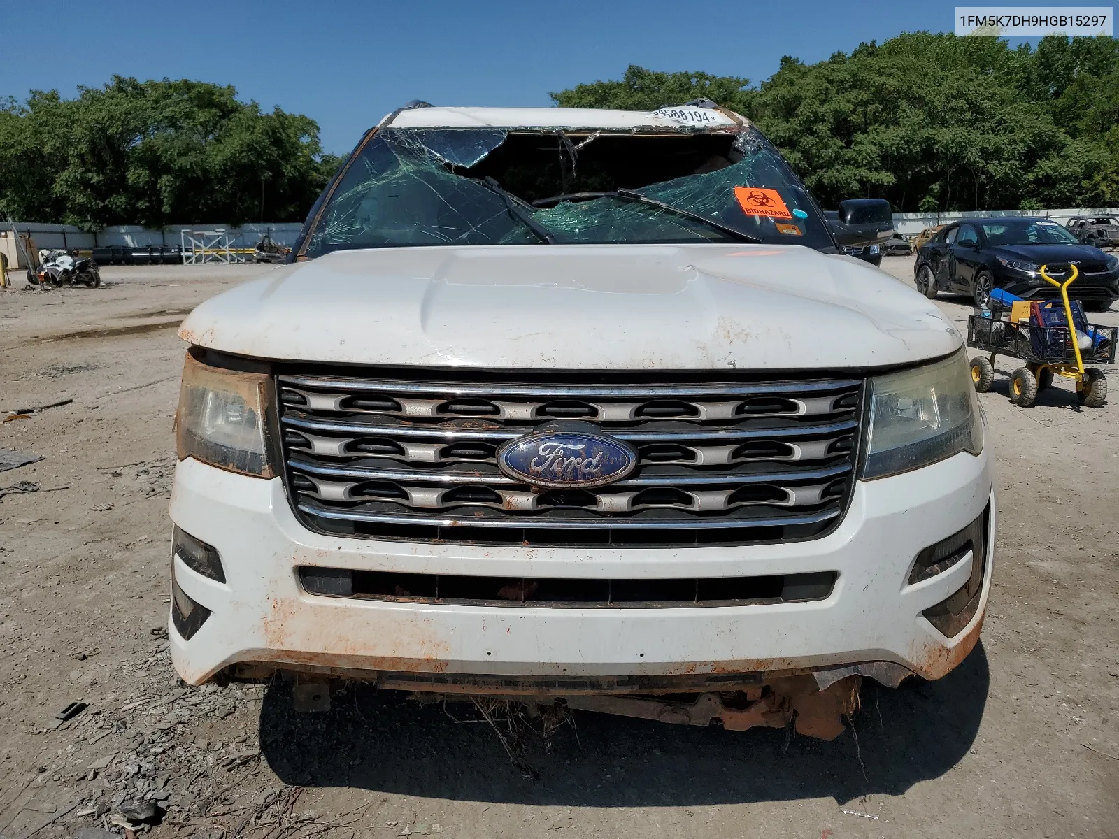 2017 Ford Explorer Xlt VIN: 1FM5K7DH9HGB15297 Lot: 64588194