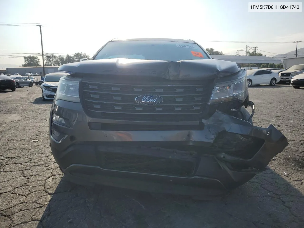 2017 Ford Explorer Xlt VIN: 1FM5K7D81HGD41740 Lot: 64625244