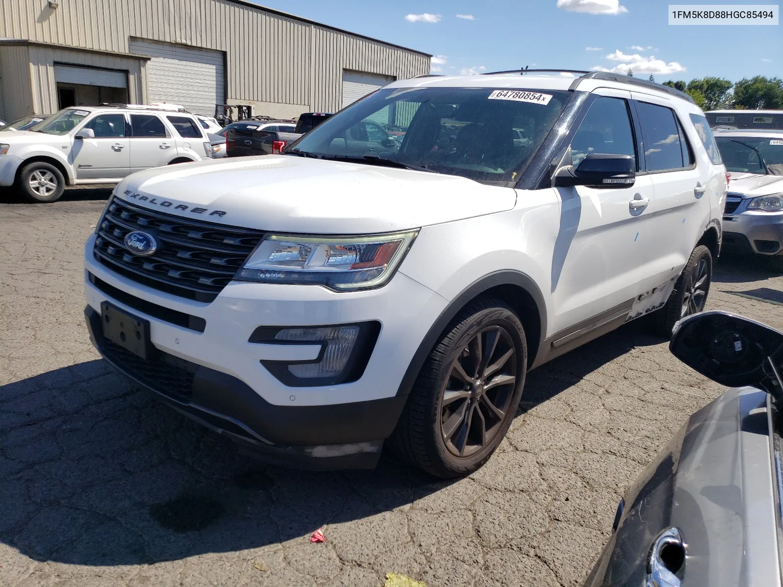 2017 Ford Explorer Xlt VIN: 1FM5K8D88HGC85494 Lot: 64780854