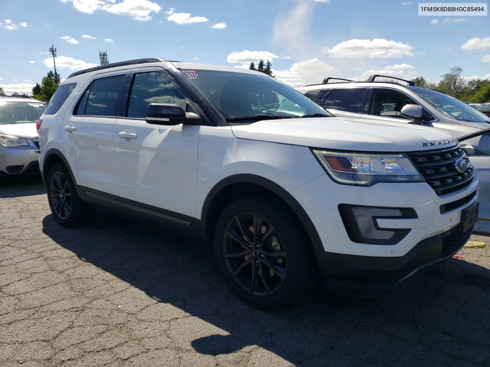 2017 Ford Explorer Xlt VIN: 1FM5K8D88HGC85494 Lot: 64780854