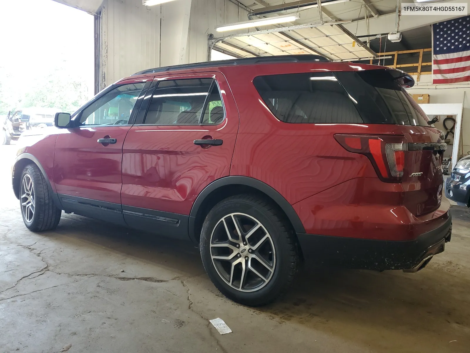 1FM5K8GT4HGD55167 2017 Ford Explorer Sport