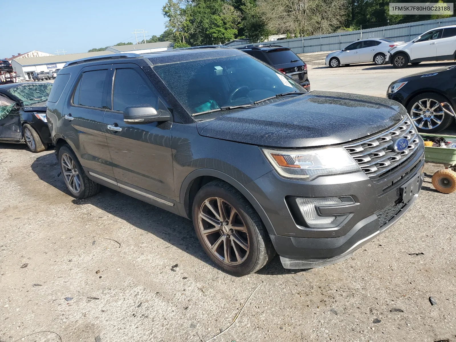 1FM5K7F80HGC23188 2017 Ford Explorer Limited