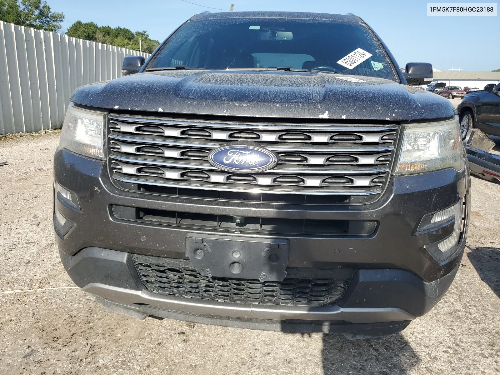 1FM5K7F80HGC23188 2017 Ford Explorer Limited