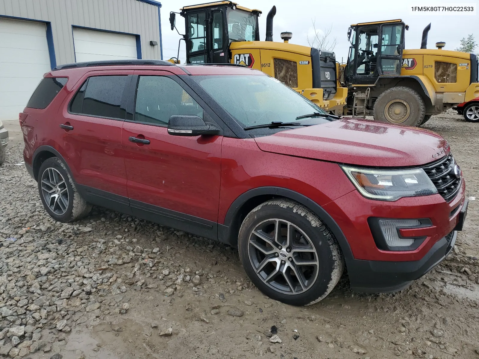 2017 Ford Explorer Sport VIN: 1FM5K8GT7HGC22533 Lot: 65129034