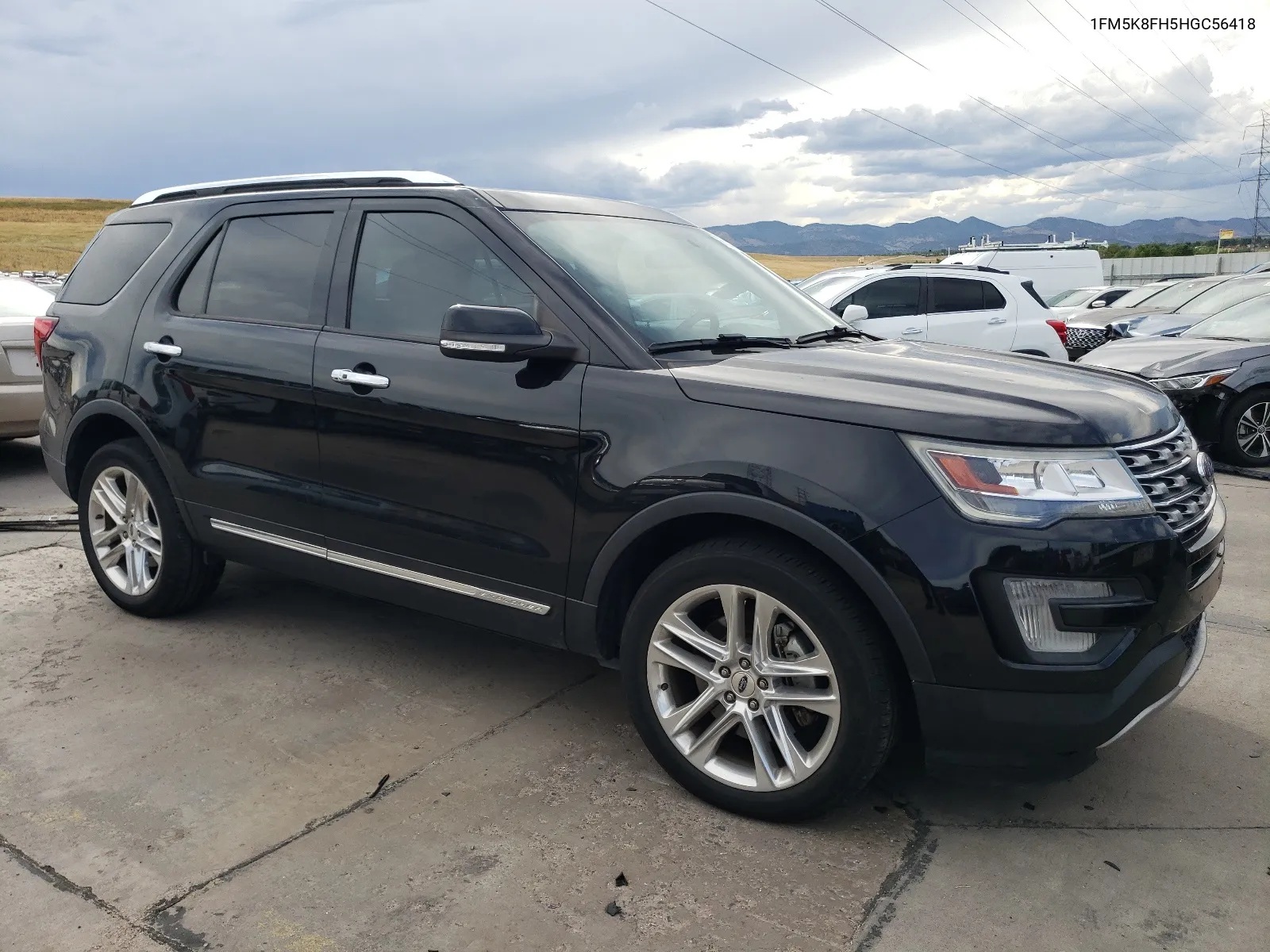 2017 Ford Explorer Limited VIN: 1FM5K8FH5HGC56418 Lot: 65316844