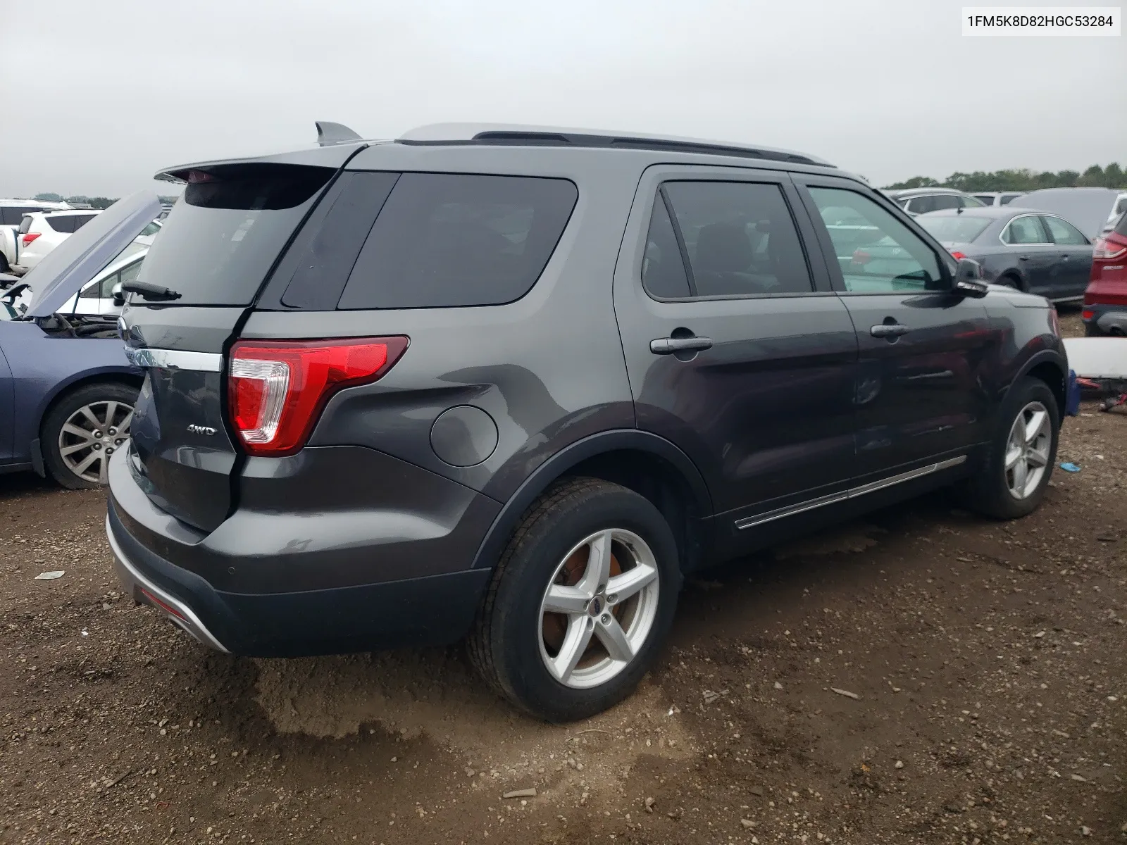 1FM5K8D82HGC53284 2017 Ford Explorer Xlt