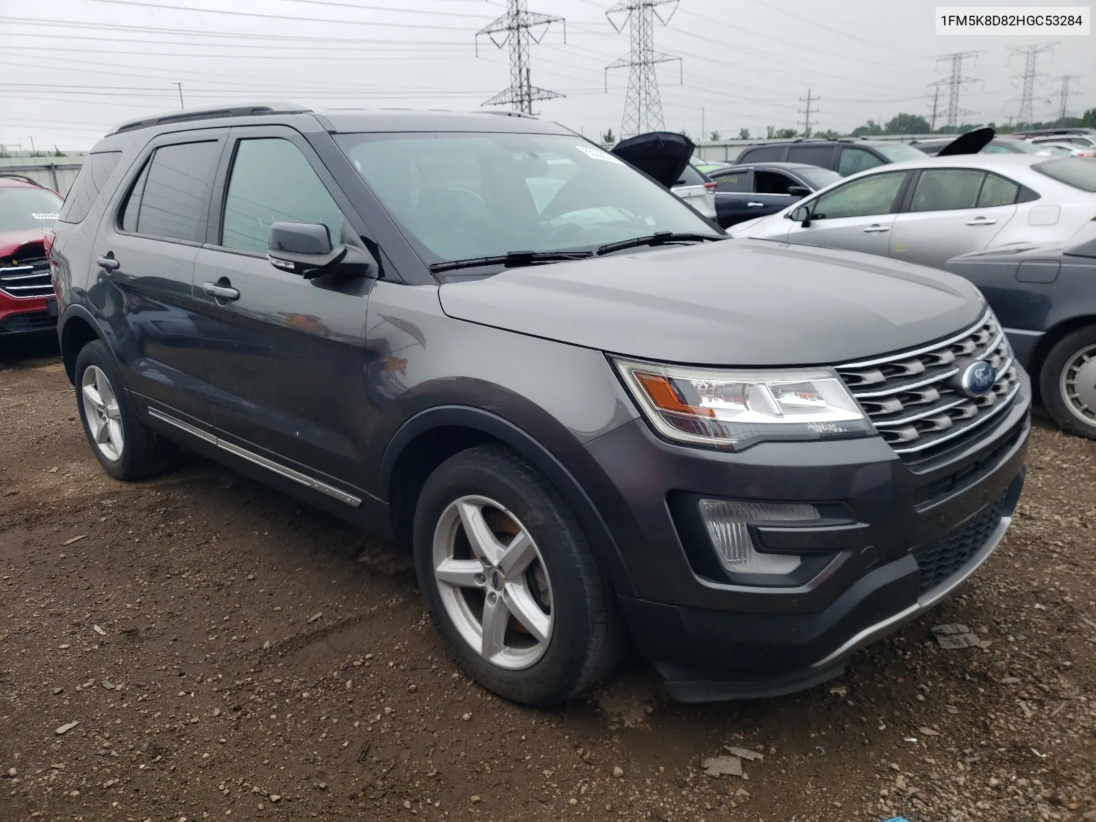 1FM5K8D82HGC53284 2017 Ford Explorer Xlt