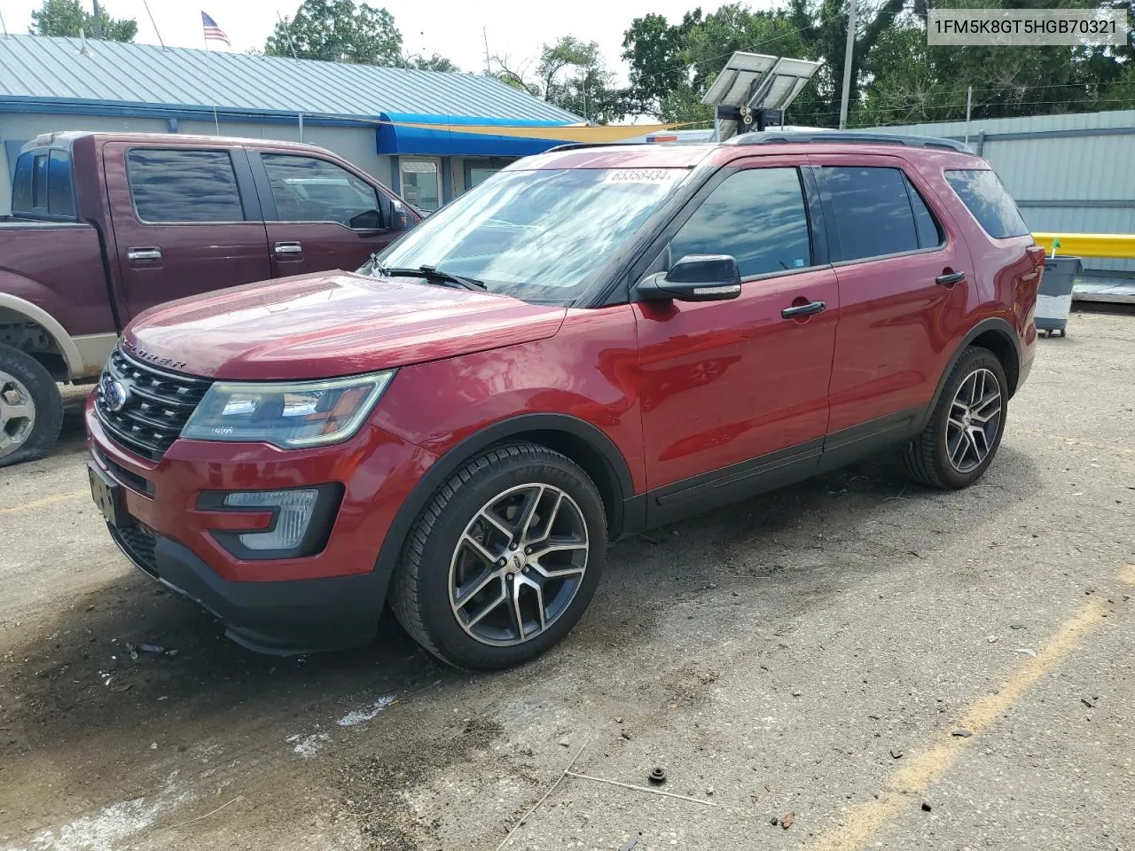 2017 Ford Explorer Sport VIN: 1FM5K8GT5HGB70321 Lot: 65358434