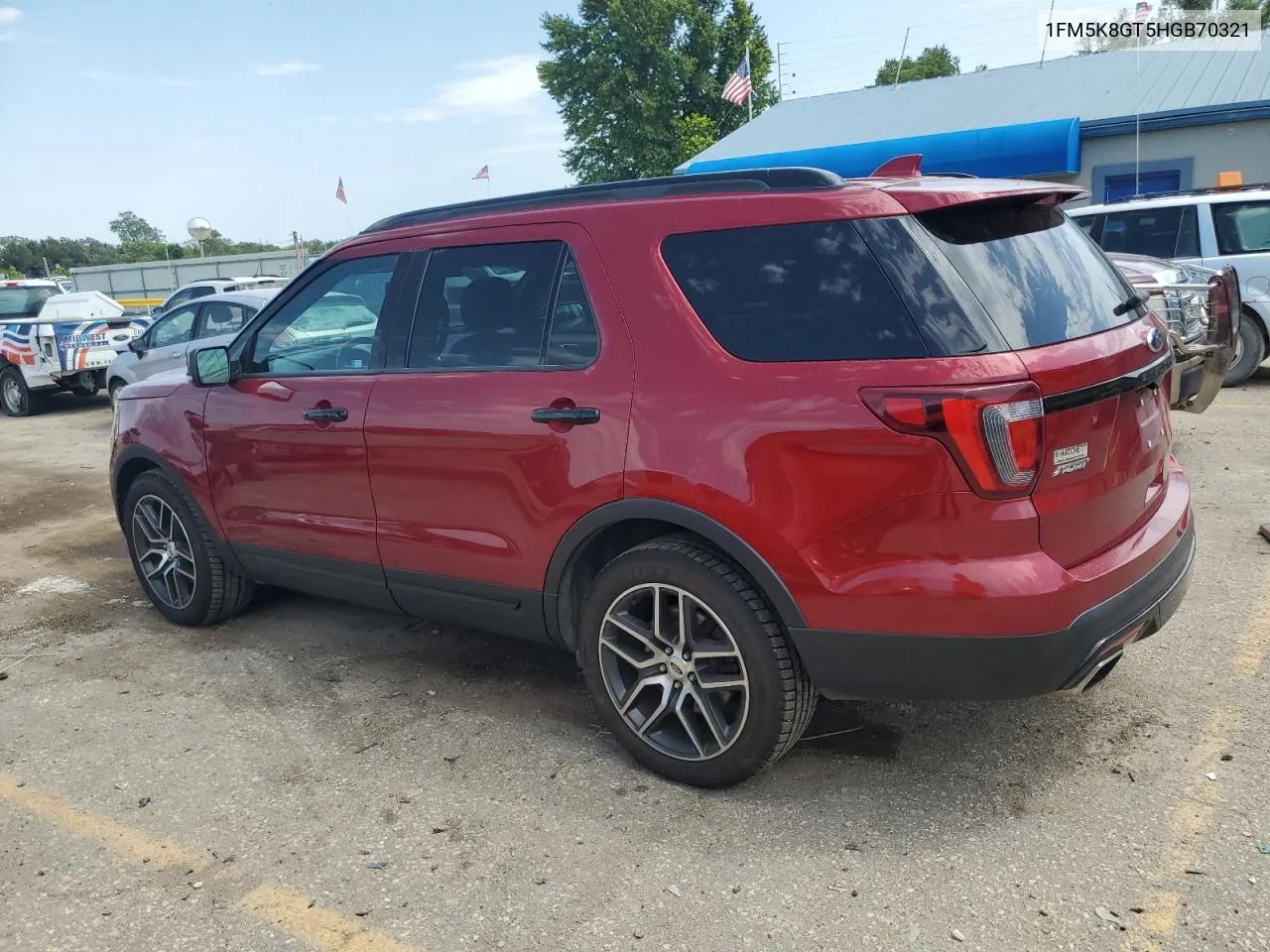 2017 Ford Explorer Sport VIN: 1FM5K8GT5HGB70321 Lot: 65358434