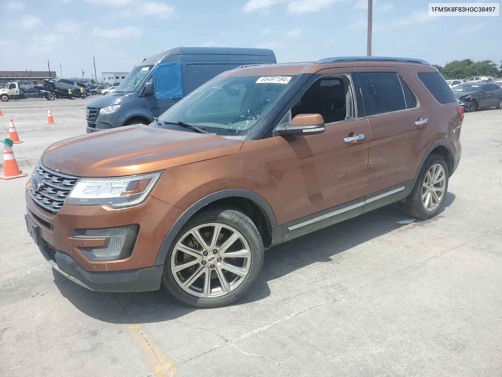 2017 Ford Explorer Limited VIN: 1FM5K8F83HGC38497 Lot: 65497194