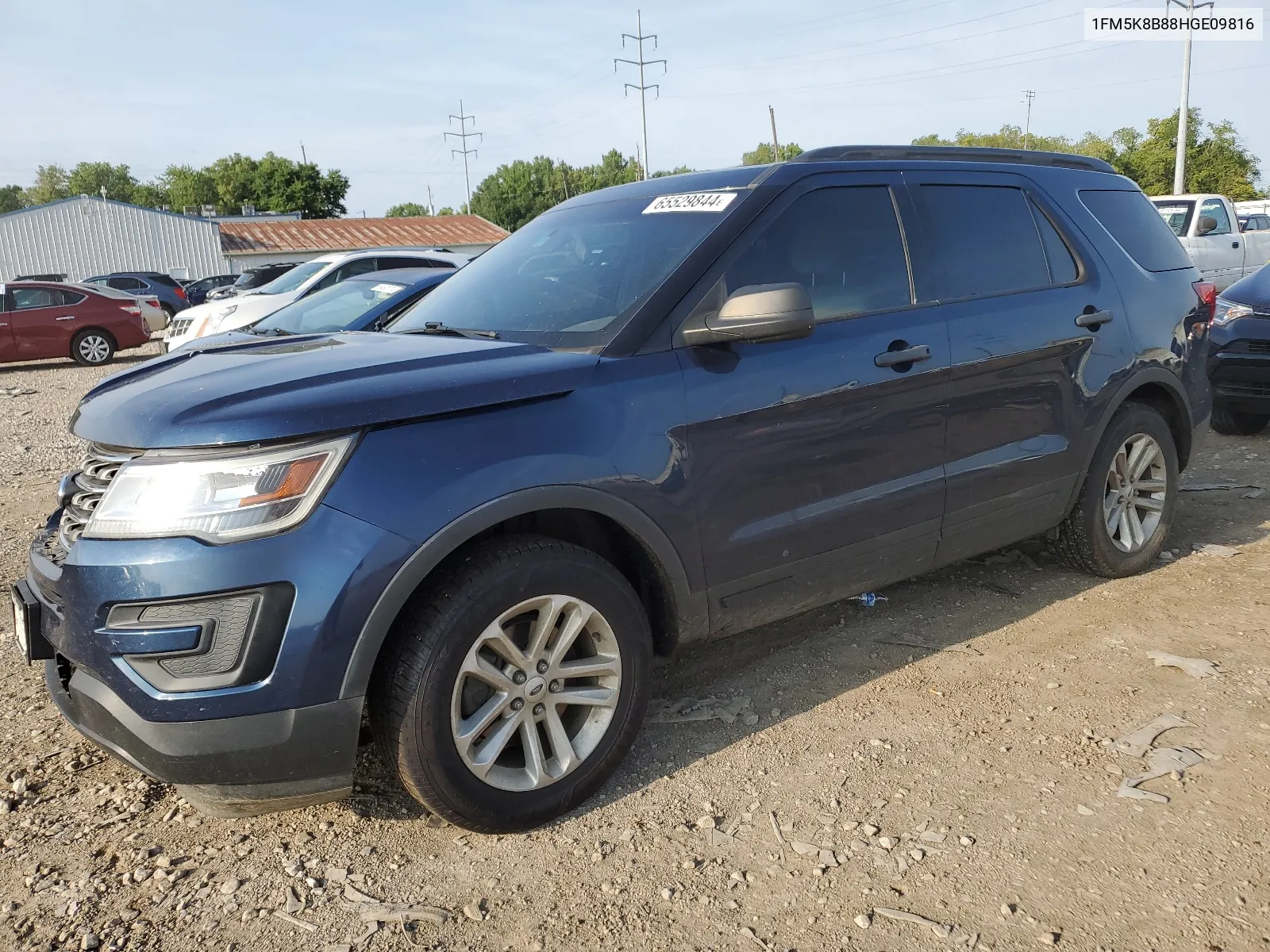 2017 Ford Explorer VIN: 1FM5K8B88HGE09816 Lot: 65529844