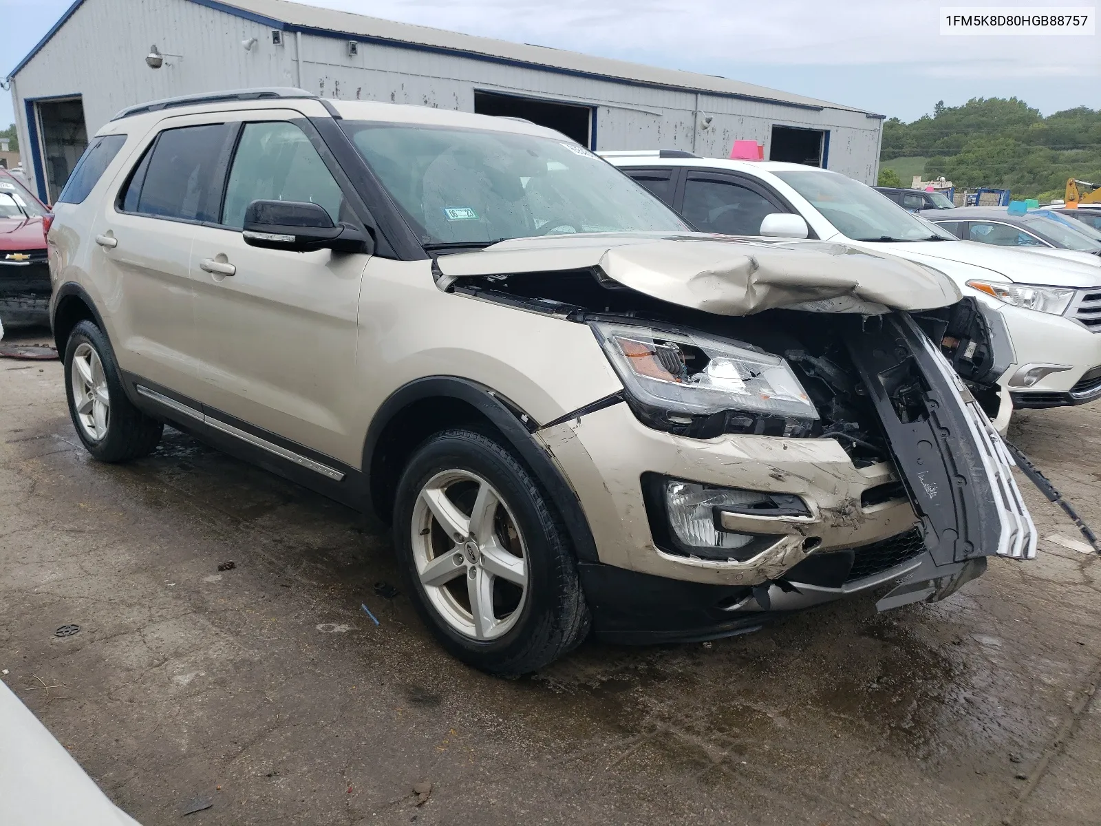 1FM5K8D80HGB88757 2017 Ford Explorer Xlt