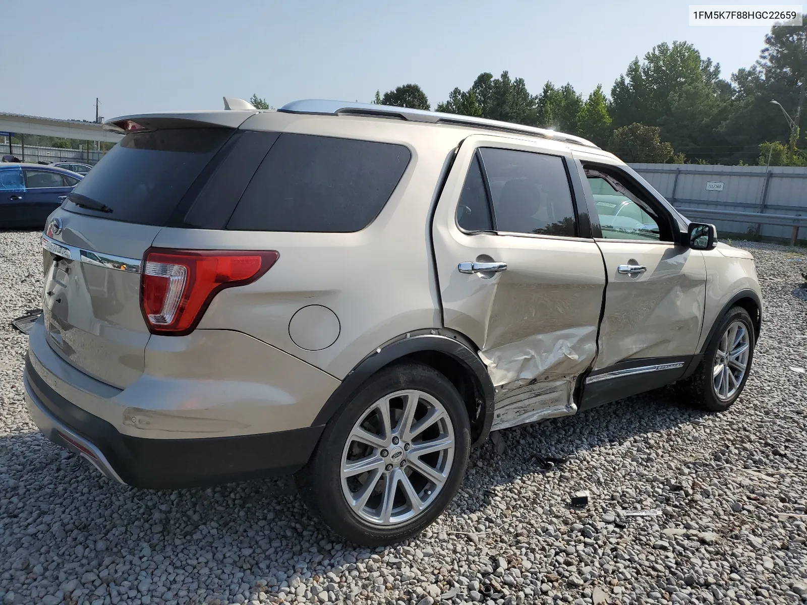 1FM5K7F88HGC22659 2017 Ford Explorer Limited