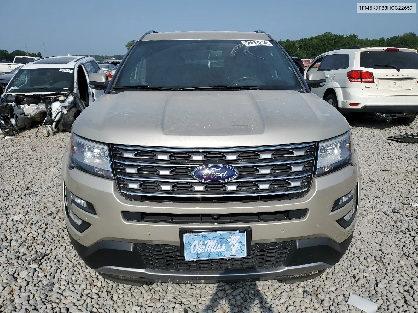 1FM5K7F88HGC22659 2017 Ford Explorer Limited