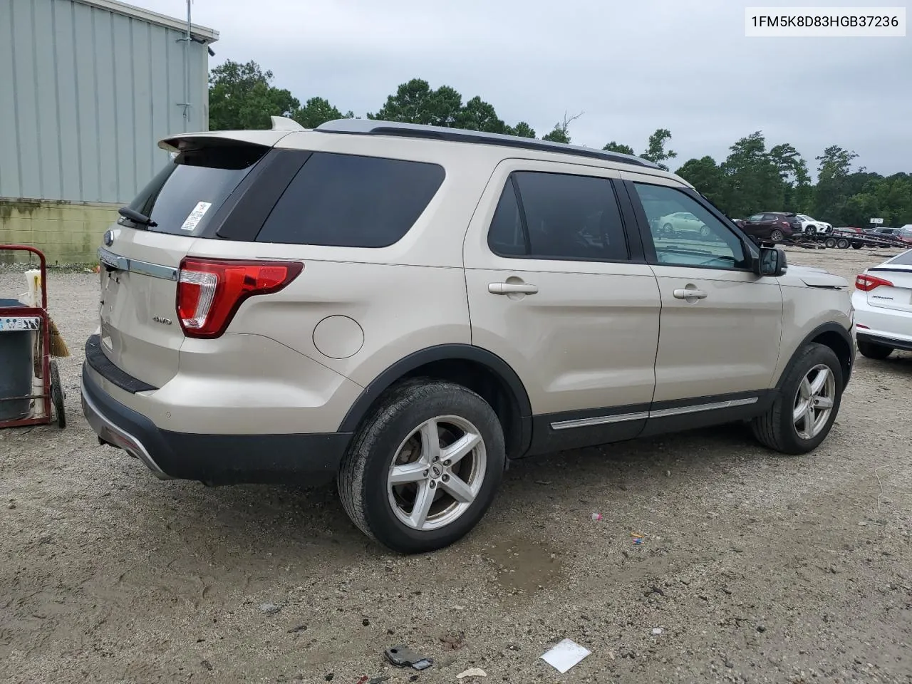 2017 Ford Explorer Xlt VIN: 1FM5K8D83HGB37236 Lot: 65799514