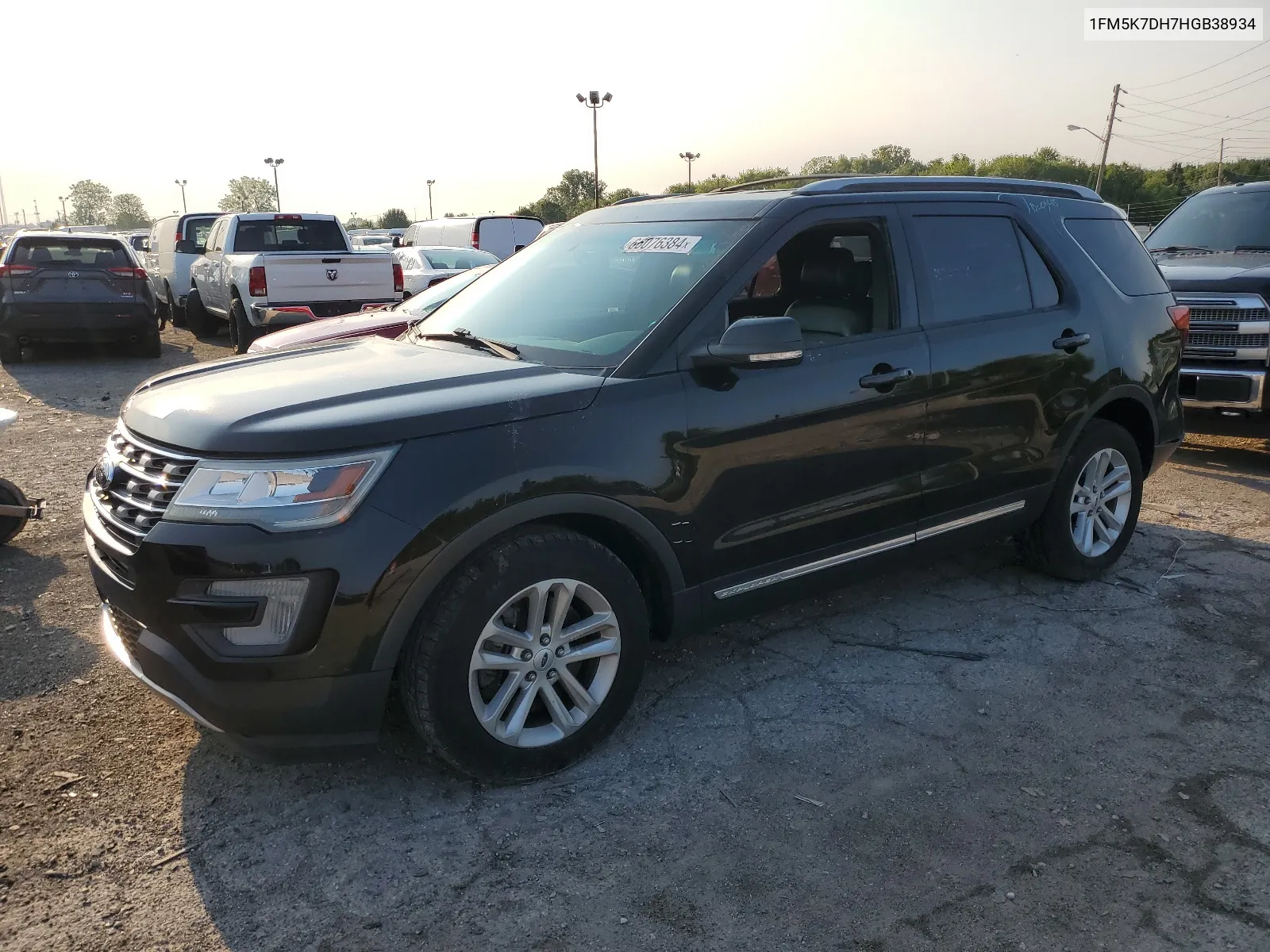 1FM5K7DH7HGB38934 2017 Ford Explorer Xlt